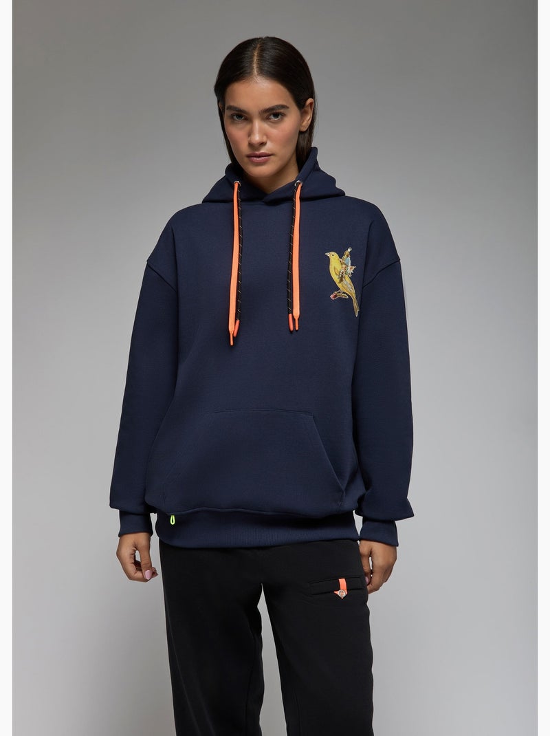 Sweat capuche noga canary bay  femme - sae paris Bleu - Kiabi