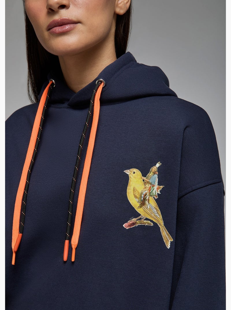 Sweat capuche noga canary bay  femme - sae paris Bleu - Kiabi