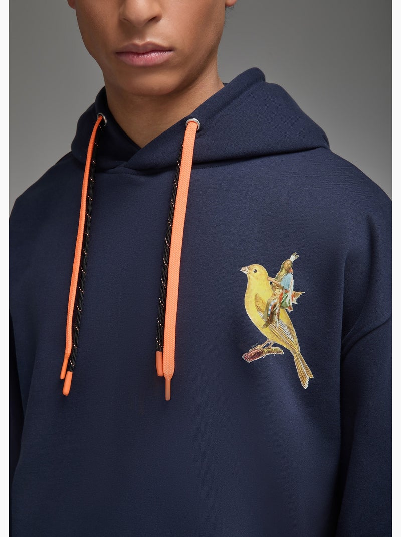 Sweat capuche noga canary bay  homme - sae paris Bleu - Kiabi