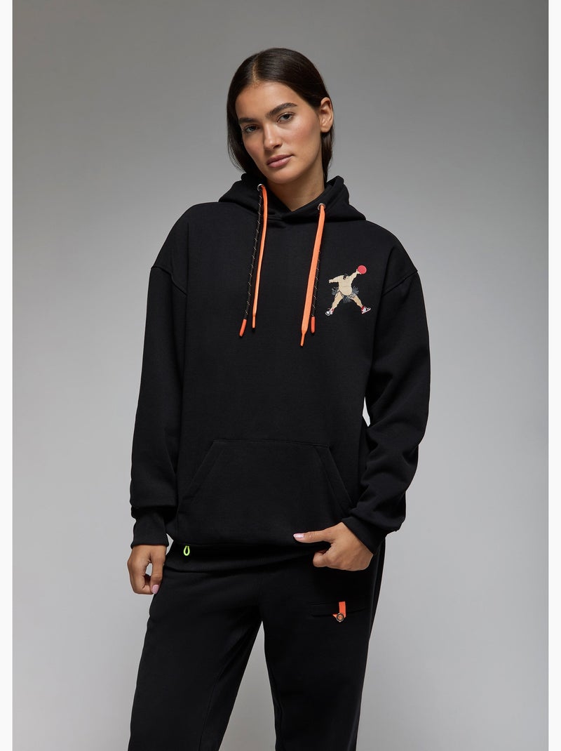 Sweat capuche noga sumo dunk  femme - sae paris Noir - Kiabi