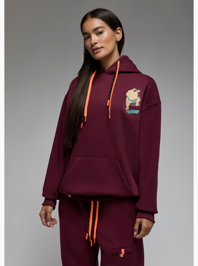 Sweat capuche noga sumo skate  femme - sae paris Bordeaux - Kiabi