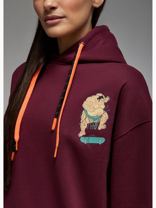 Sweat capuche noga sumo skate femme - sae paris - Kiabi Sweat capuche noga sumo skate femme - sae paris - Kiabi