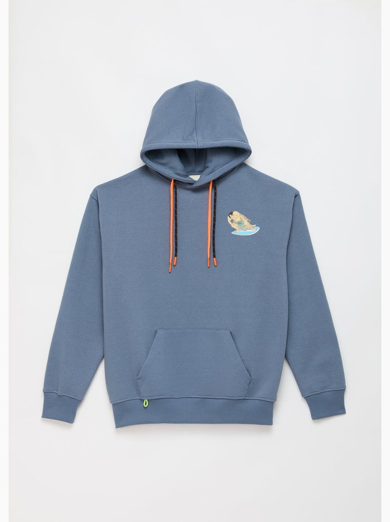 Sweat capuche noga sumo surf  homme - sae paris Bleu - Kiabi