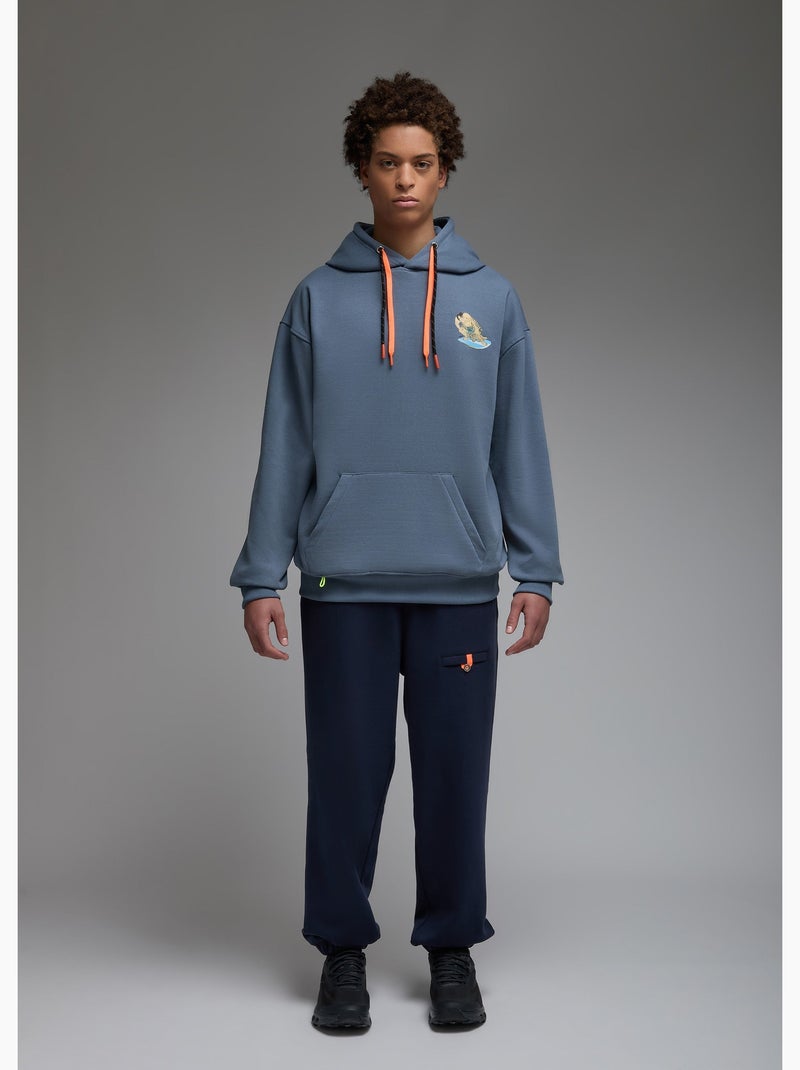 Sweat capuche noga sumo surf  homme - sae paris Bleu - Kiabi