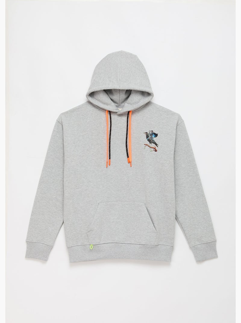 Sweat capuche noga zorro  femme - sae paris Gris - Kiabi