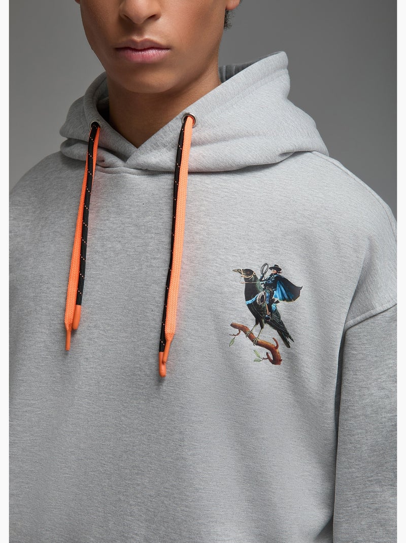 Sweat capuche noga zorro  homme - sae paris Gris - Kiabi
