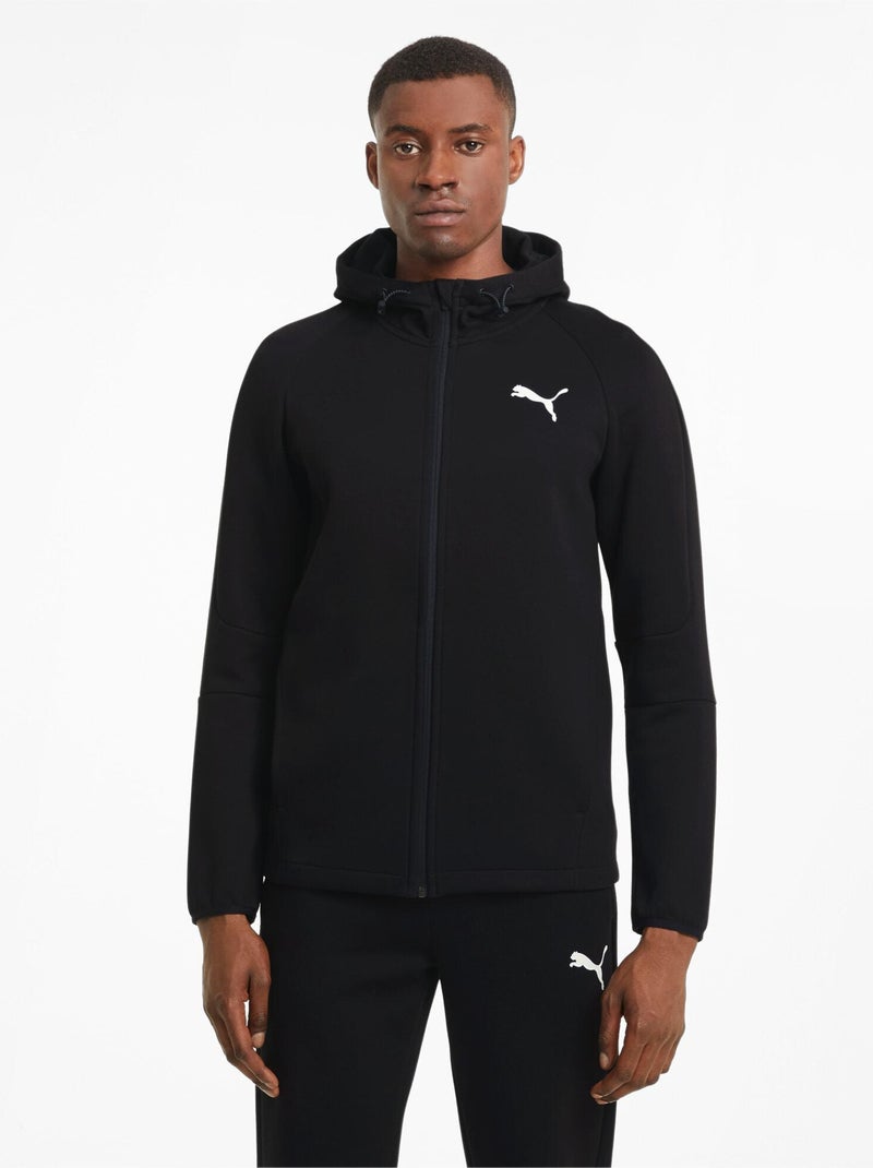 Sweat Capuche Puma Evostripe Core Fz Hoodie Gris - Kiabi