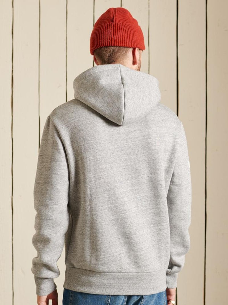 Sweat Capuche SuperDry VL NS Hood Gris - Kiabi