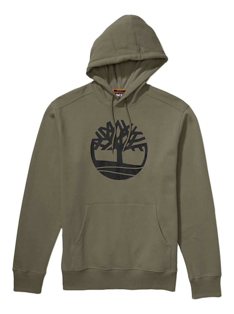 Sweat Capuche Timberland Core Logo P/O BB Kaki - Kiabi