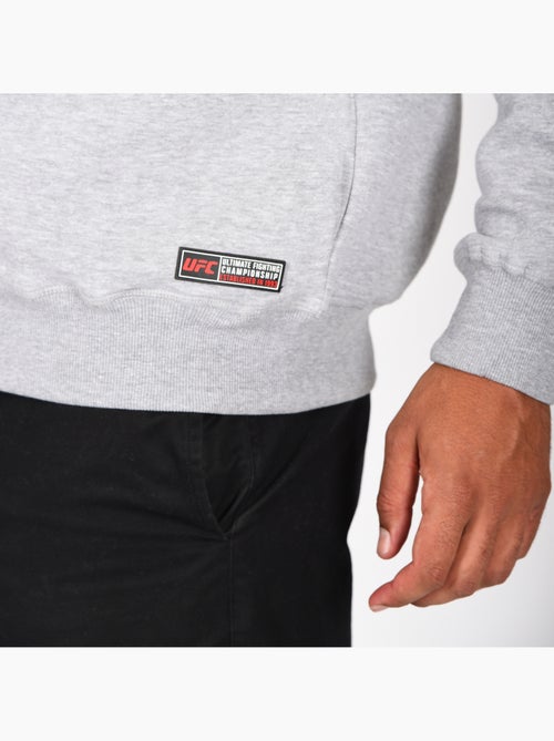 Sweat capuche UFC homme gris hoodie sport lifestyle - Kiabi