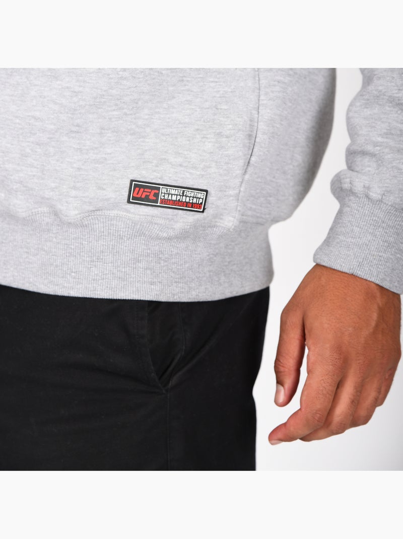 Sweat capuche UFC homme gris hoodie sport lifestyle Gris - Kiabi