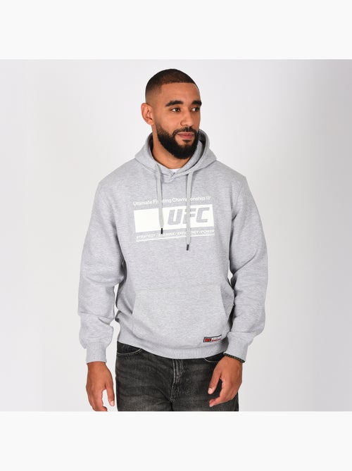Sweat capuche UFC homme gris hoodie sport lifestyle - Kiabi