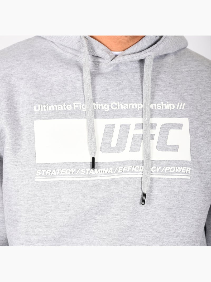 Sweat capuche UFC homme gris hoodie sport lifestyle Gris - Kiabi