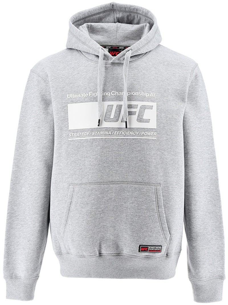 Sweat capuche UFC homme gris hoodie sport lifestyle Gris - Kiabi