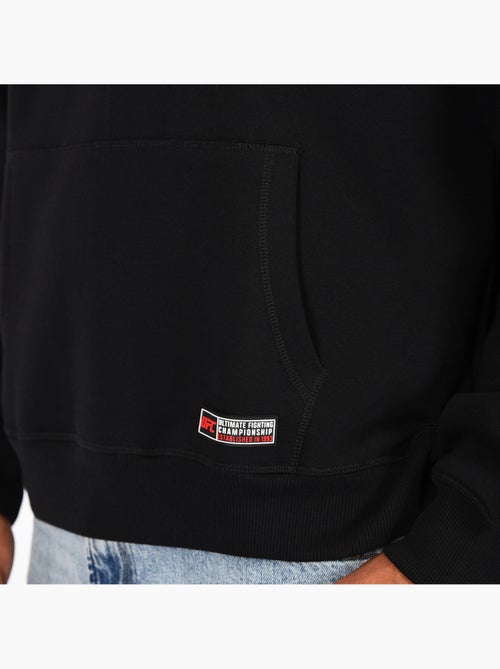 Sweat capuche UFC homme noir hoodie sport lifestyle - Kiabi