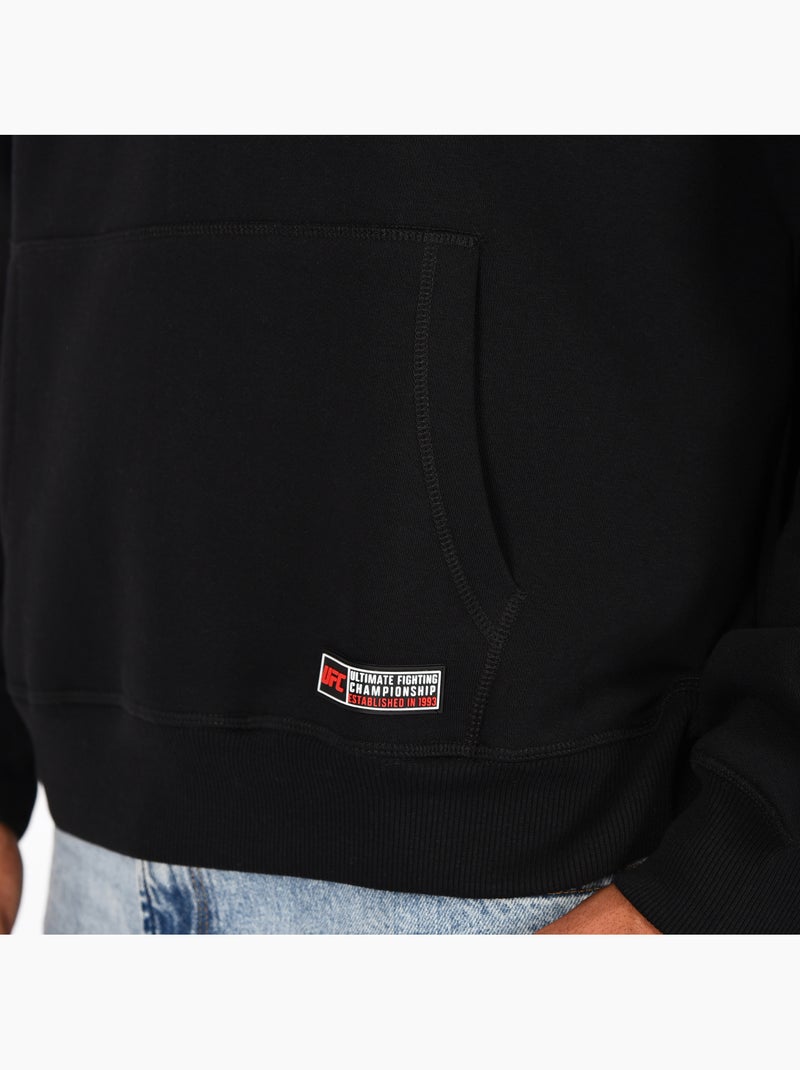 Sweat capuche UFC homme noir hoodie sport lifestyle Noir - Kiabi
