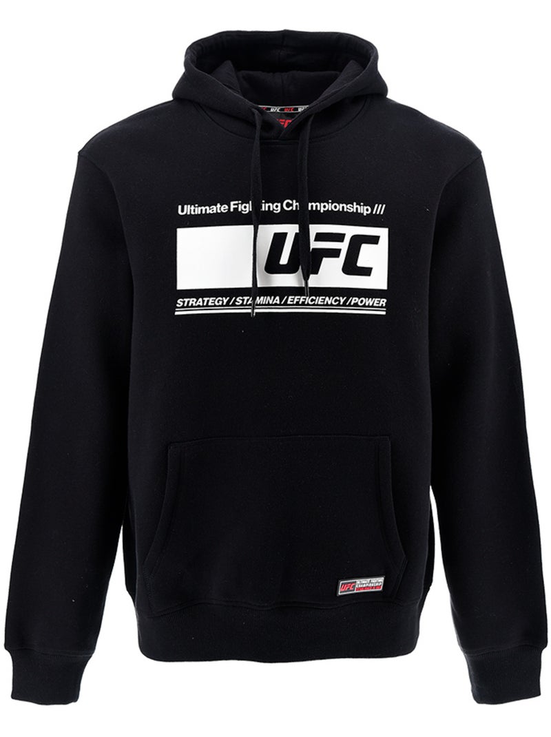 Sweat capuche UFC homme noir hoodie sport lifestyle Noir - Kiabi