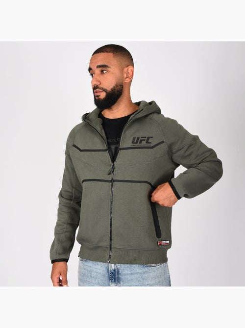 Sweat capuche UFC kaki homme sport fitness lifestyle - Kiabi