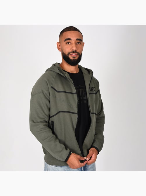 Sweat capuche UFC kaki homme sport fitness lifestyle - Kiabi