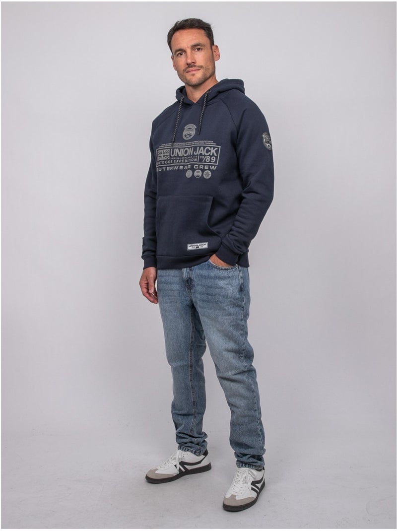 Sweat capuche wagoli Bleu marine - Kiabi