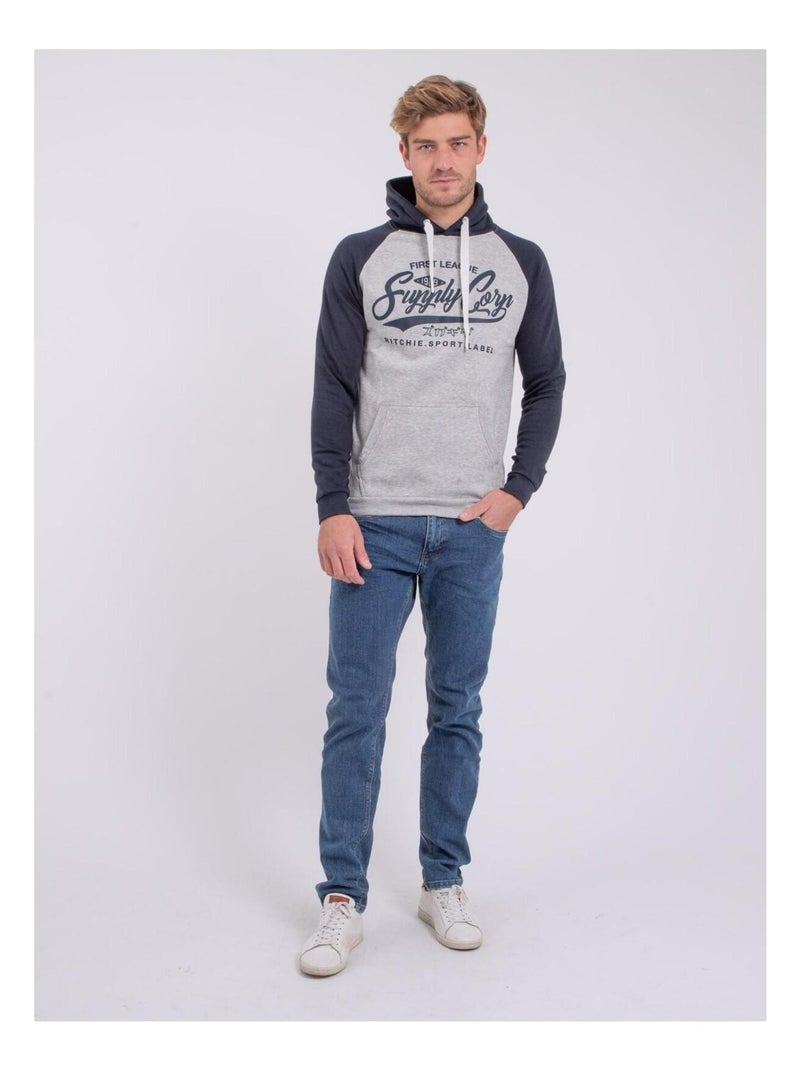 Sweat capuche WANDY Bleu marine - Kiabi