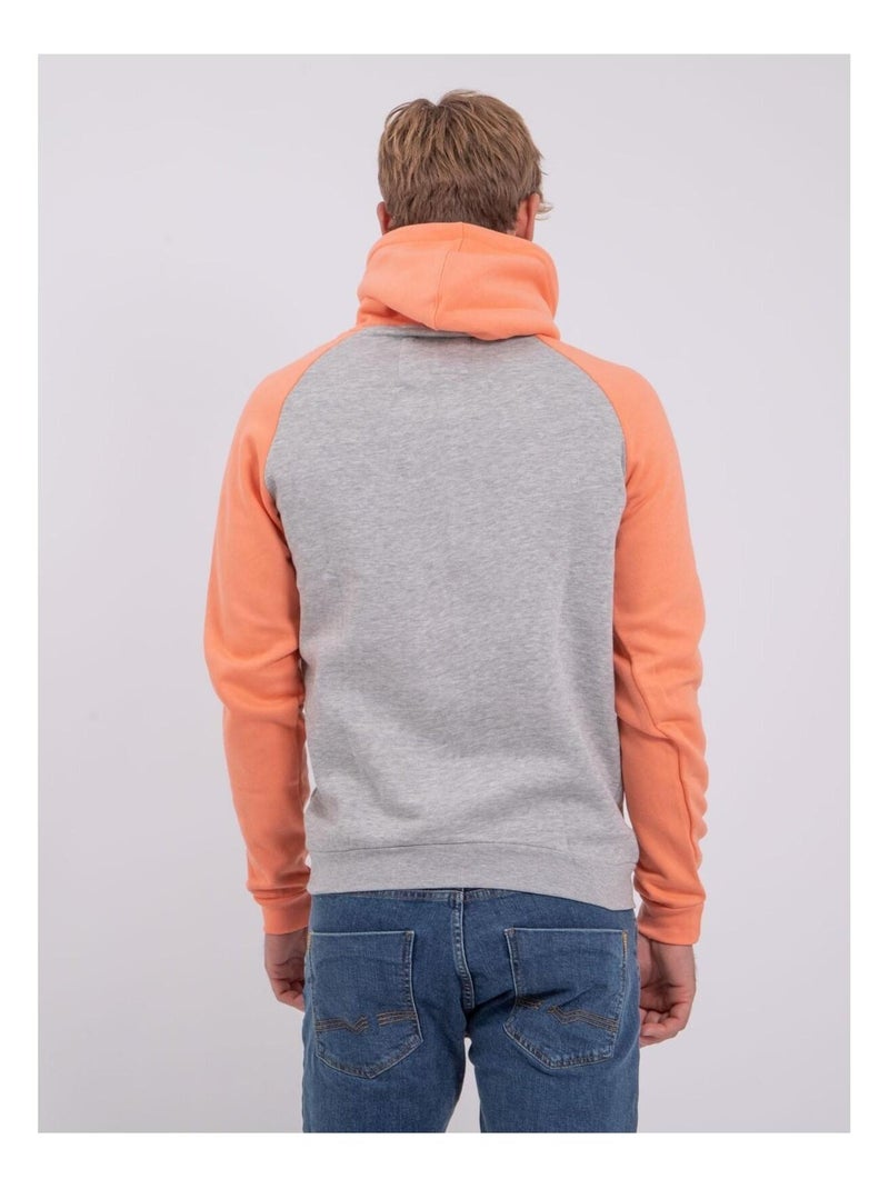 Sweat capuche WANDY Orange corail - Kiabi