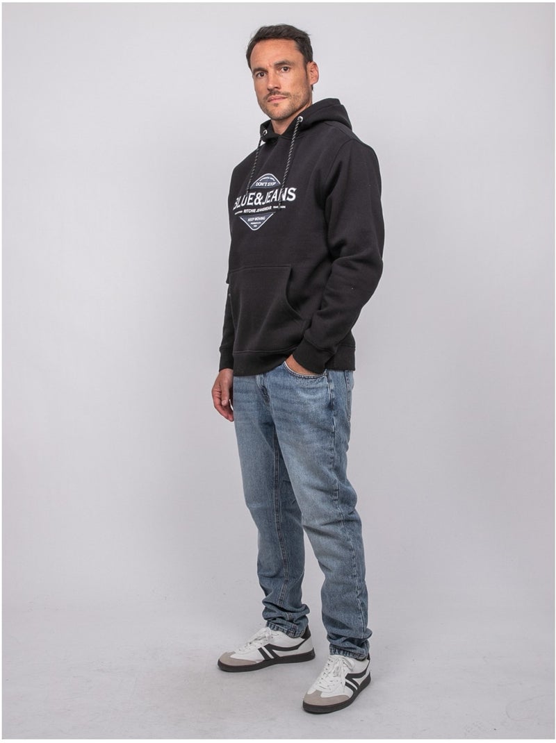 Sweat capuche wantux Noir - Kiabi