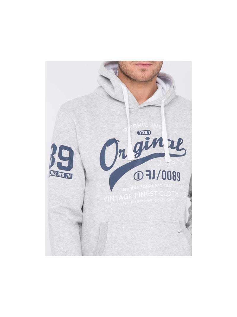 Sweat capuche WARLUZ Gris - Kiabi