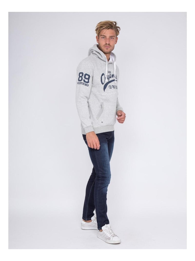 Sweat capuche WARLUZ Gris - Kiabi