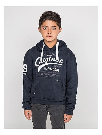 Sweat à Capuche (hoodie) Garçon Rascal F2 Gris Taille L - Occasion Très Bon état
