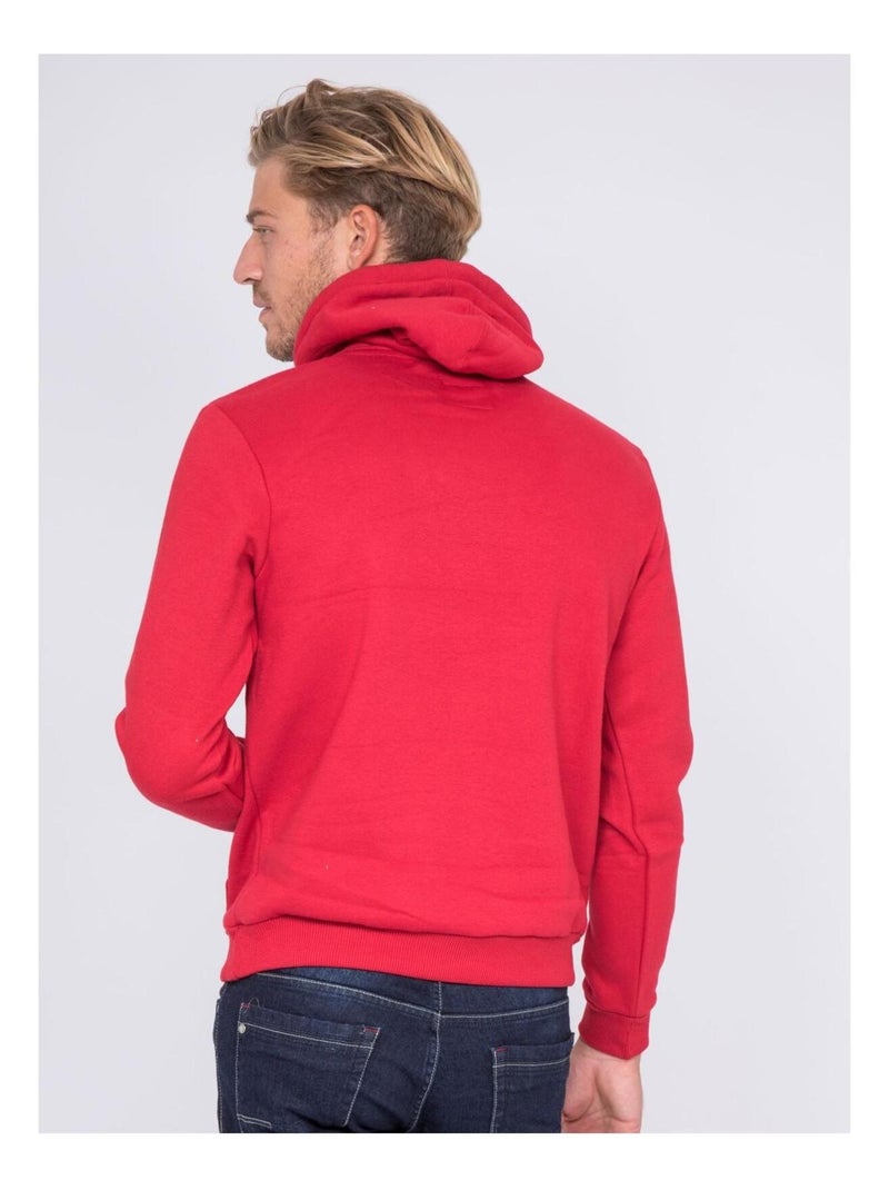 Sweat capuche WARLUZ Rouge - Kiabi