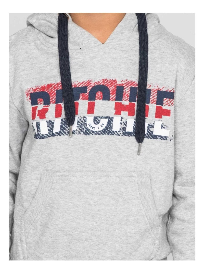 Sweat capuche WESKOF-J Gris - Kiabi