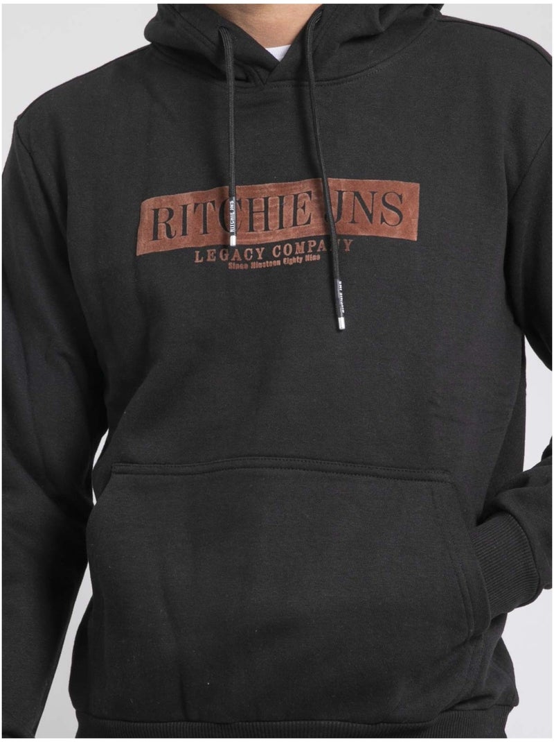 Sweat capuche WEYBURN Noir - Kiabi