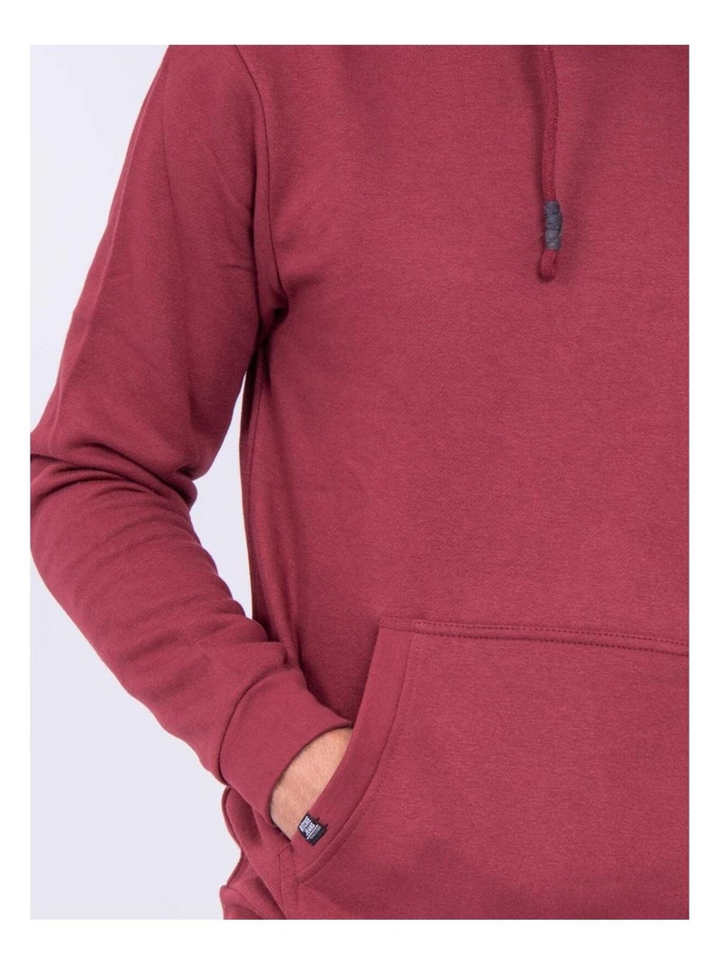 Sweat capuche WIDEM Bordeaux - Kiabi