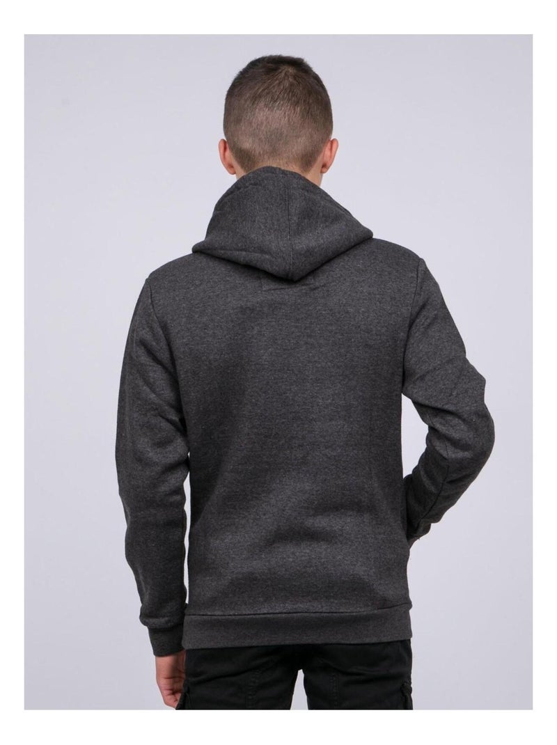 Sweat capuche WIDEM garçon gris anthracite - Kiabi