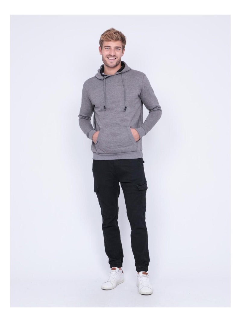Sweat capuche WIDEM Gris foncé - Kiabi