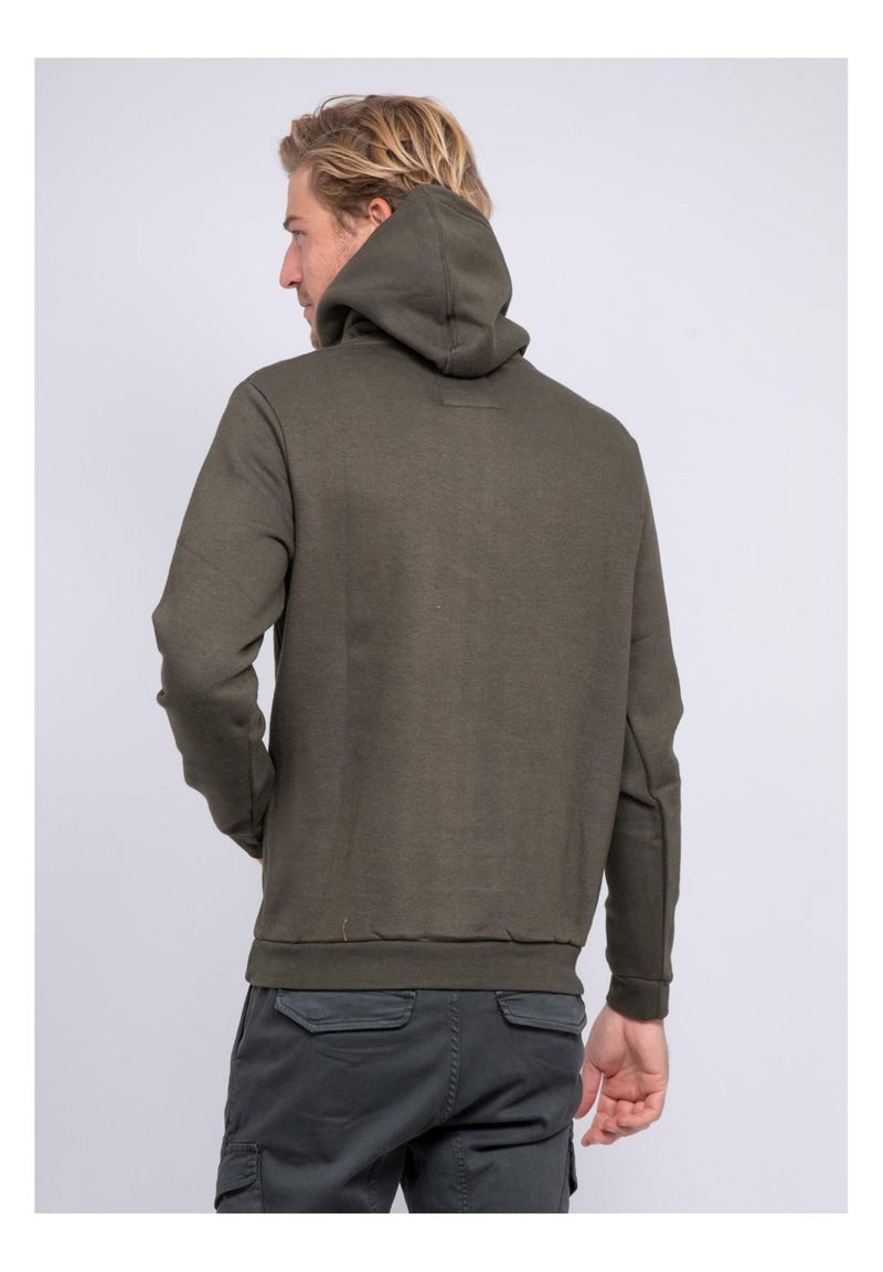 Sweat capuche WIDEM Kaki - Kiabi