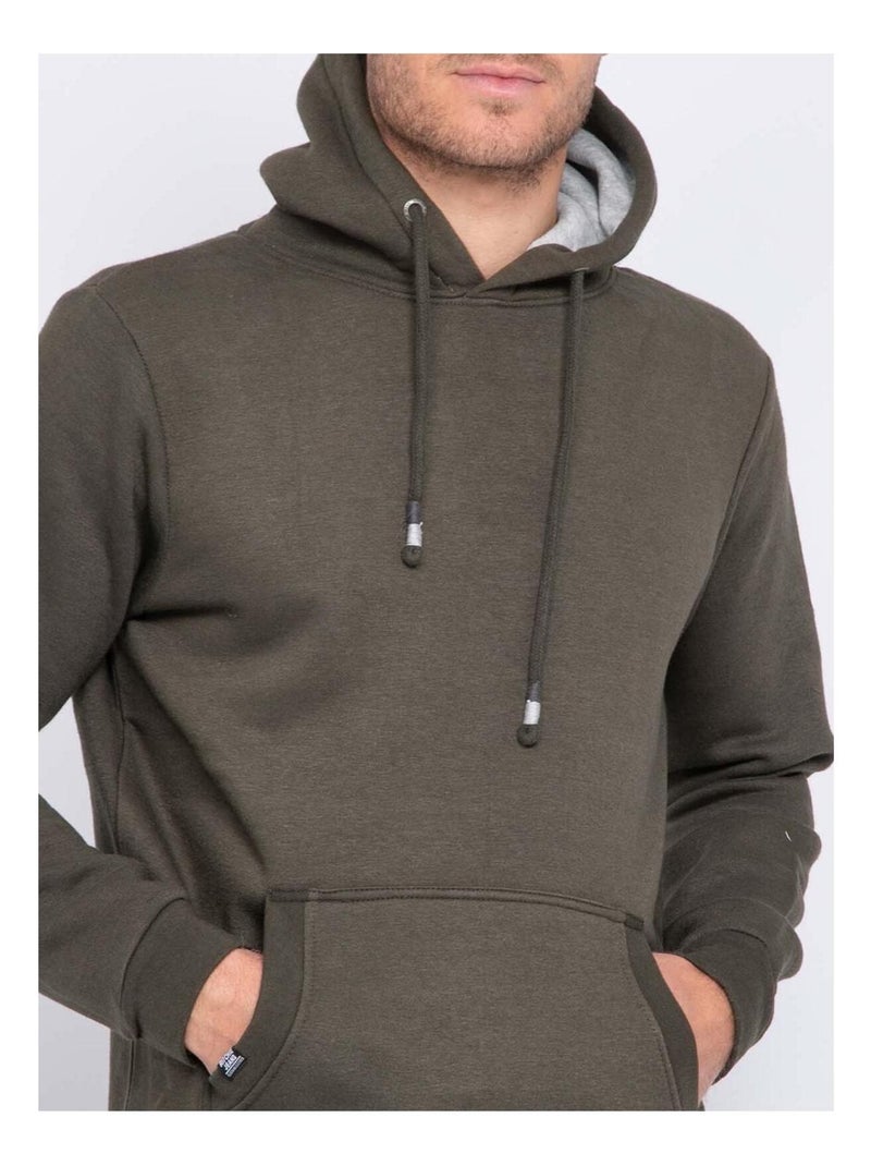 Sweat capuche WIDEM Kaki - Kiabi
