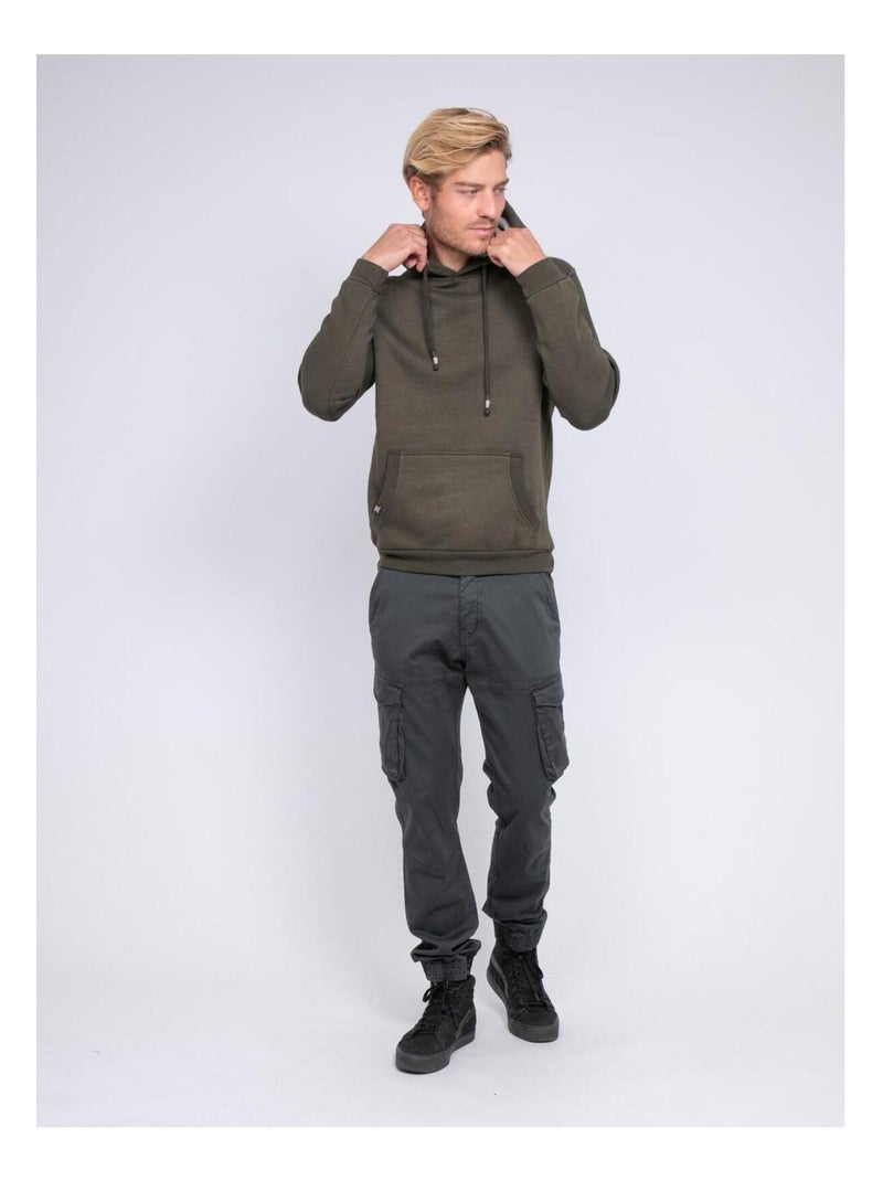 Sweat capuche WIDEM Kaki - Kiabi