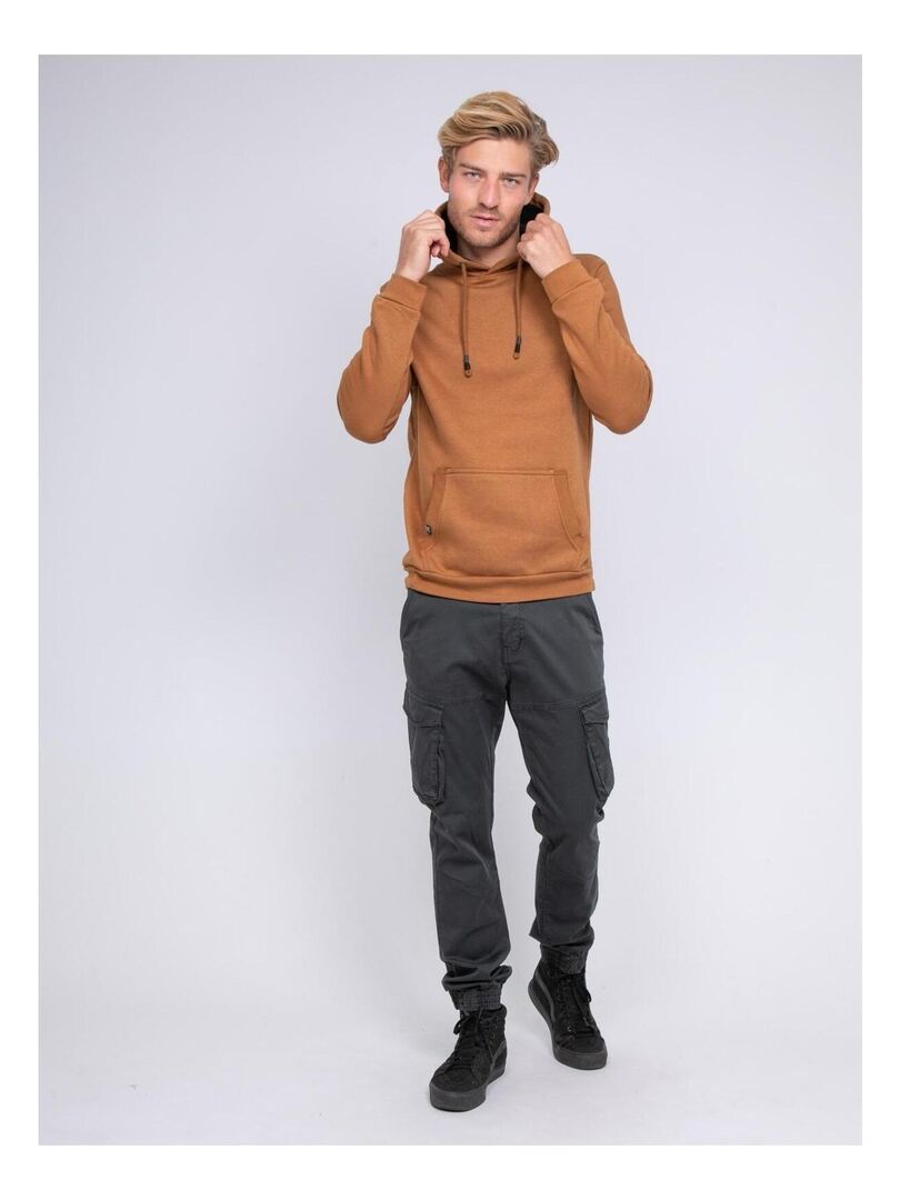 Sweat Capuche Widem Marron Kiabi