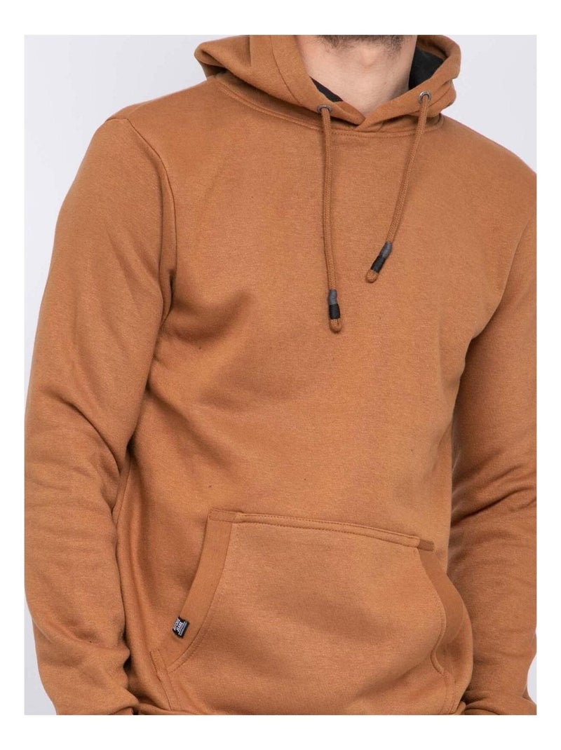 Sweat capuche WIDEM Marron - Kiabi