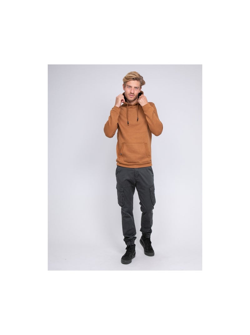 Sweat capuche WIDEM Marron - Kiabi