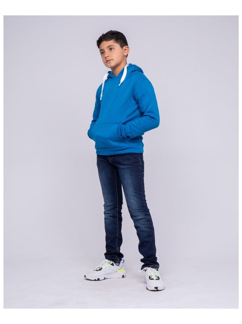 Sweat capuche WIDMO garçon Bleu roi - Kiabi