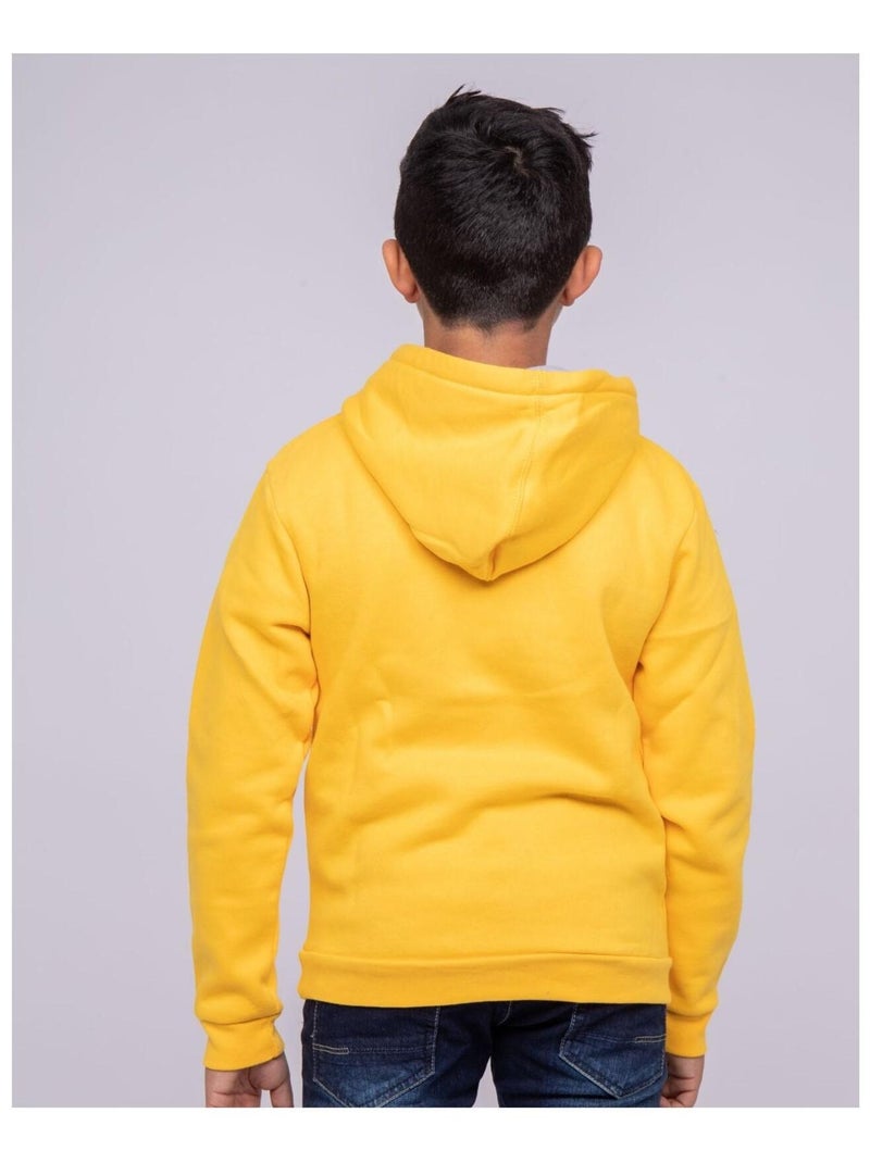 Sweat capuche WIDMO garçon Jaune - Kiabi