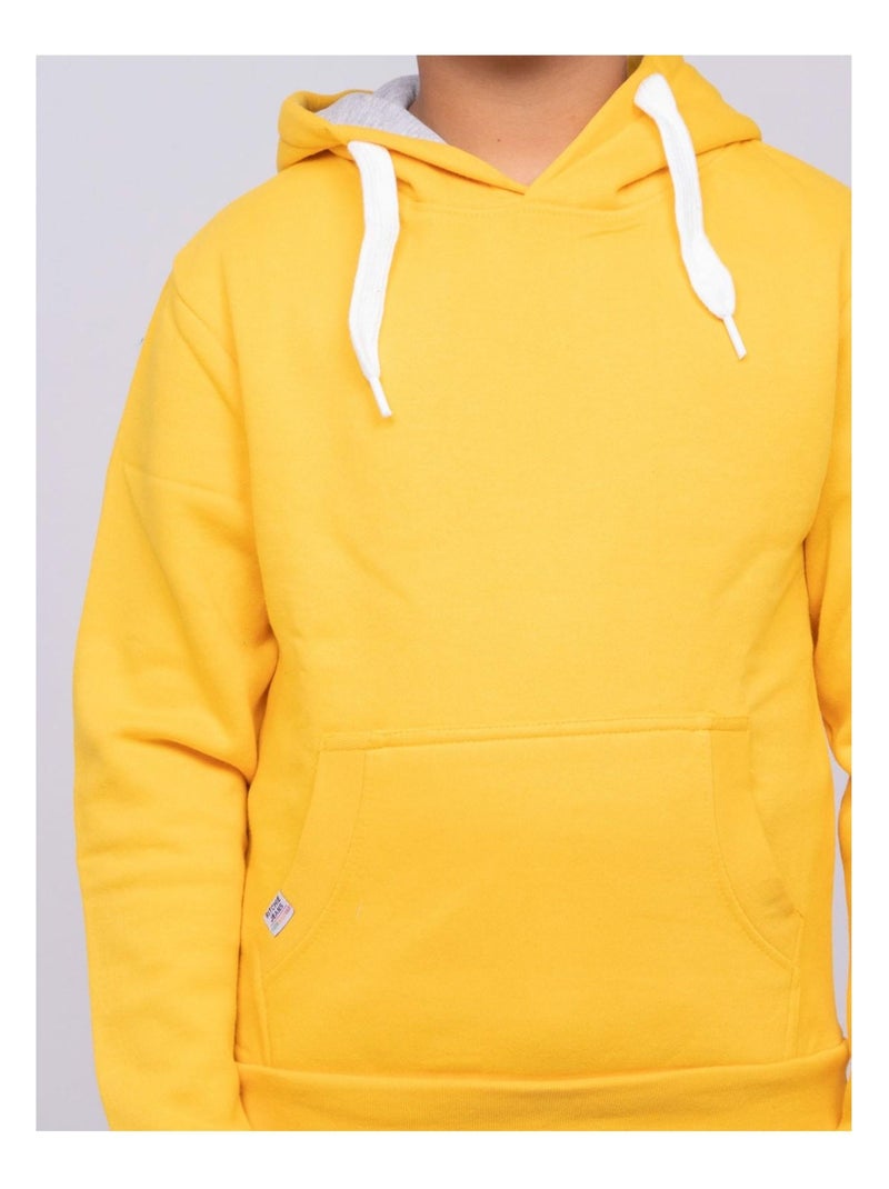 Sweat capuche WIDMO garçon Jaune - Kiabi