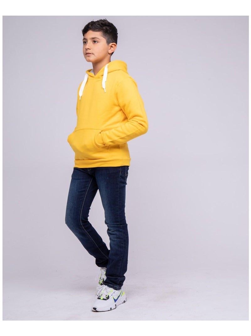 Sweat capuche WIDMO garçon Jaune - Kiabi