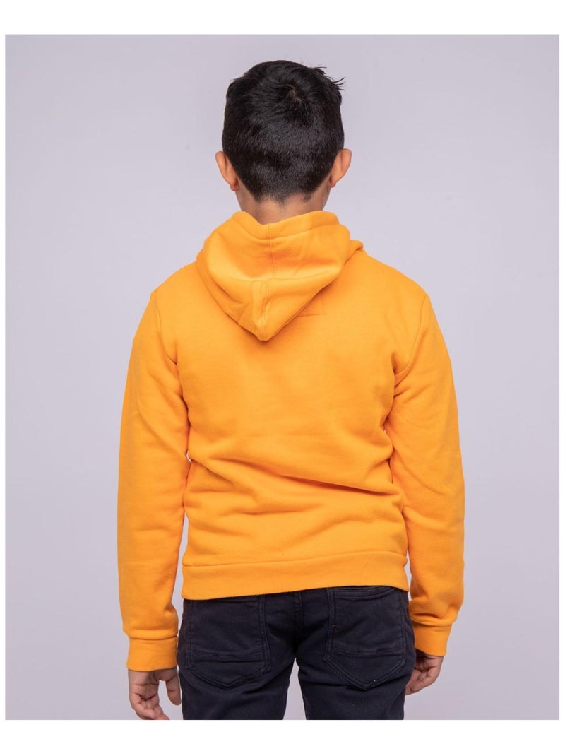 Sweat capuche WIDMO garçon Orange - Kiabi