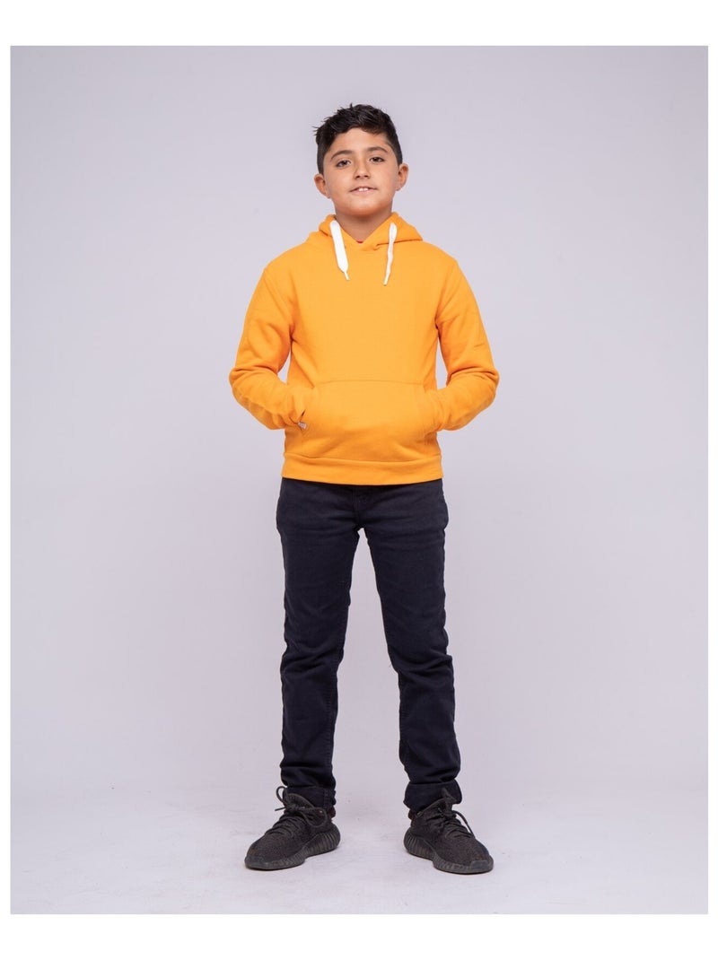 Sweat capuche WIDMO garçon Orange - Kiabi