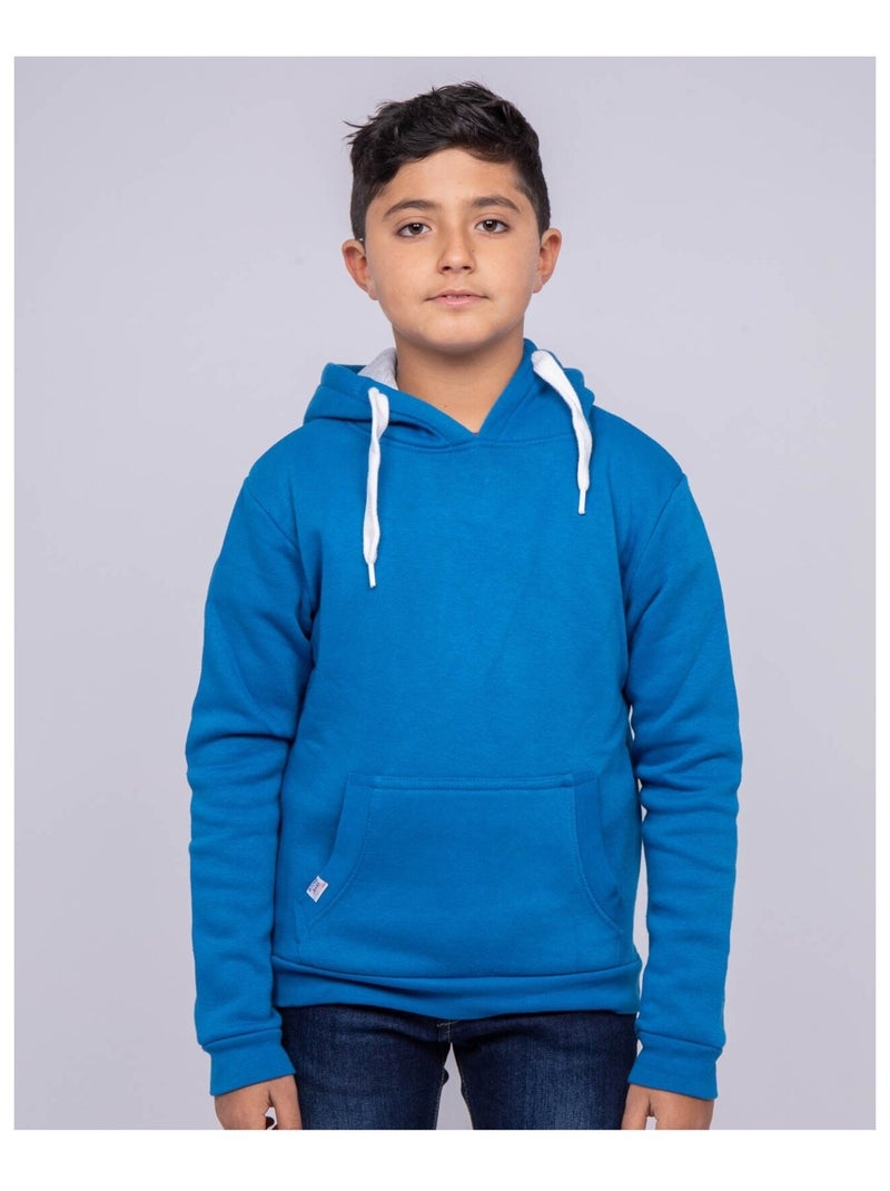 Sweat capuche WIDMO-J Bleu roi - Kiabi