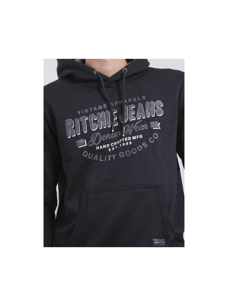 Sweat capuche WOMATIC Bleu marine - Kiabi